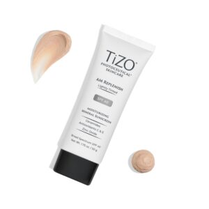 White product tube with dispensed product to show smooth consistency