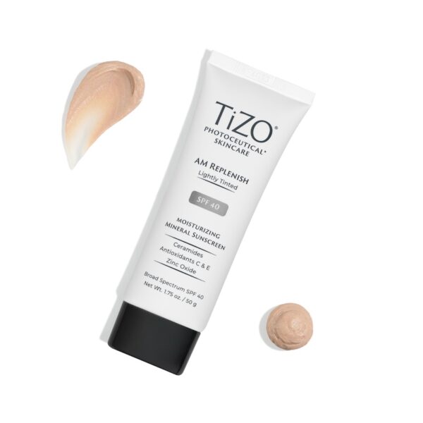 White product tube with dispensed product to show smooth consistency